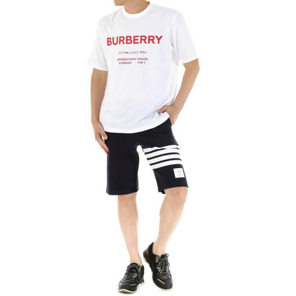 バーバリー Tシャツ コピー BURBERRY／ORSEFERRY PRINT COTTON T-SHIRT