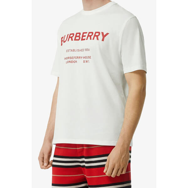 バーバリー Tシャツ コピー BURBERRY／ORSEFERRY PRINT COTTON T-SHIRT