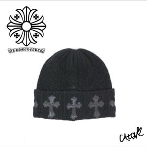 CHROME HEARTS 十クロムハーツ 偽物十【スペシャルCHクロス】ニット帽