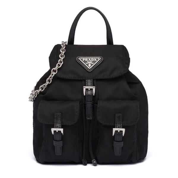 ★ PRADA ★Mini Chain-Strap Backpack 1BH029_V44_F0011_V_COM