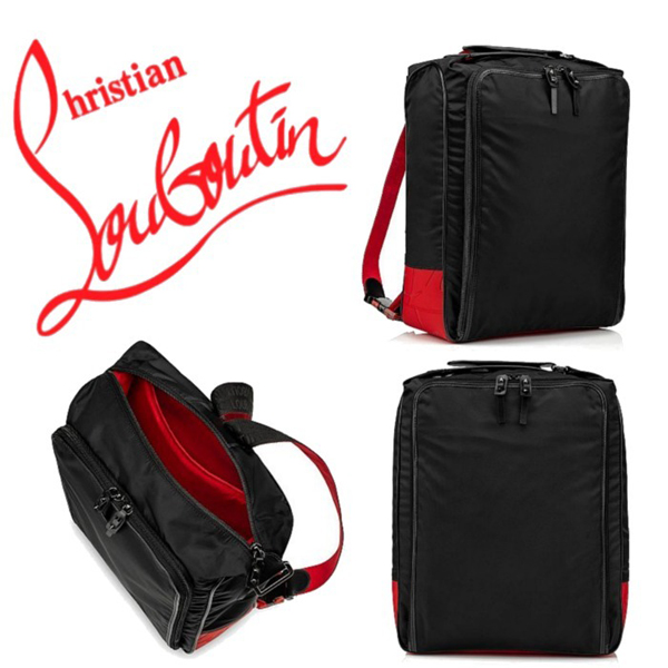 ◆クリスチャン ルブタン リュック コピー◆Christian louboutin Hopn Zip◆メンズバックパック◆ナイロン◆1205124B260