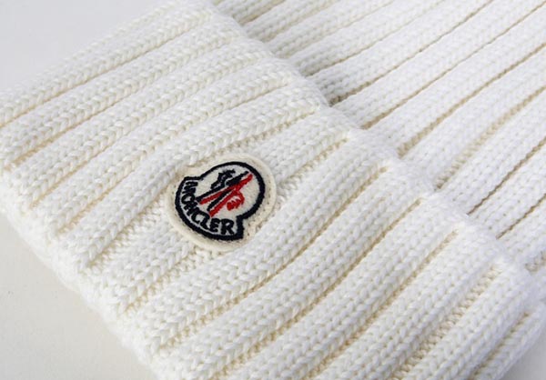 2020新作品 MONCLER モンクレールスーパーコピー☆ファーボンボン ビーニー WHITE