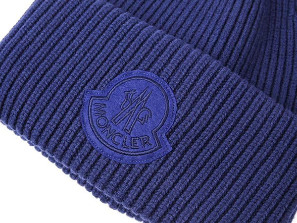 【MONCLER モンクレールスーパーコピー】20AW GENIUS ロゴパッチウールニットビーニー