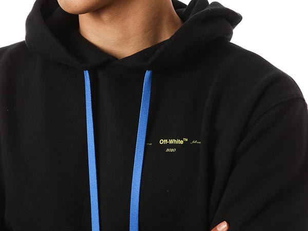 (オフホワイト レプリカ パーカー 通販) off white ARROWS スリム HOODIE OMBB034F19E30010