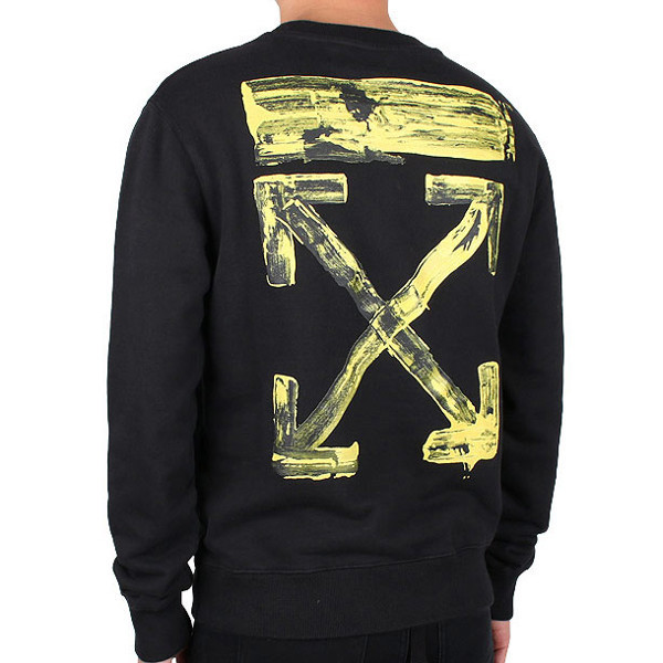 オフ ホワイト 東京 トレーナー 偽物【Off-White】ARROWS SWEATSHIRT OMBA025F19E30010 1060 芸能人