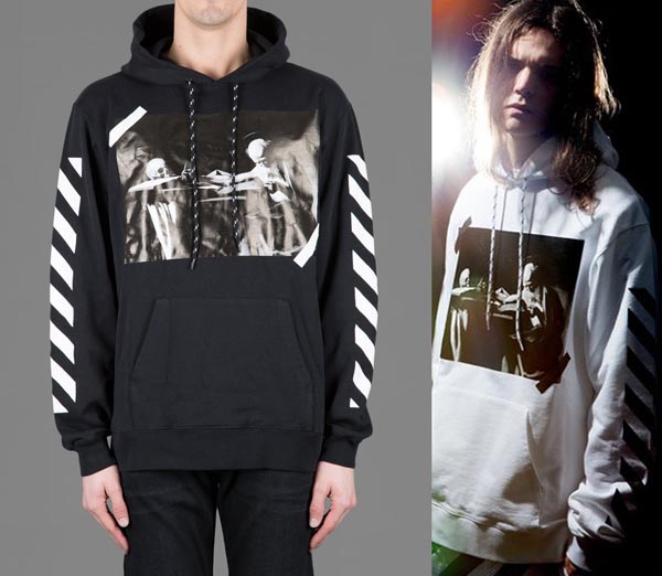 オフ ホワイト 東京 公式 レプリカ パーカー 激安通販 OFF WHITE SKULL CARAVAGGIO DIAGONALS HOODIE PARKA