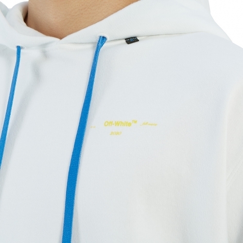 ホワイト オフ ホワイト パーカー 偽物 Off White Arrows Hoodie 芸能人