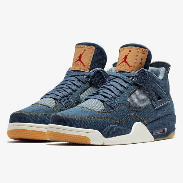 送関込 LEVI’S × ナイキAIR JORDAN 4 RETRO NRG LEVIS リーバイス 青/黑/白