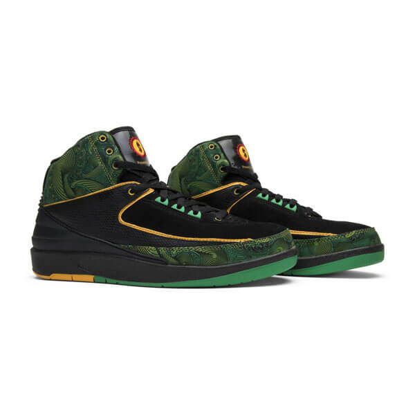 斬新デザイン★ナイキAIR JORDAN 2 RETRO "doernbecher"★Green