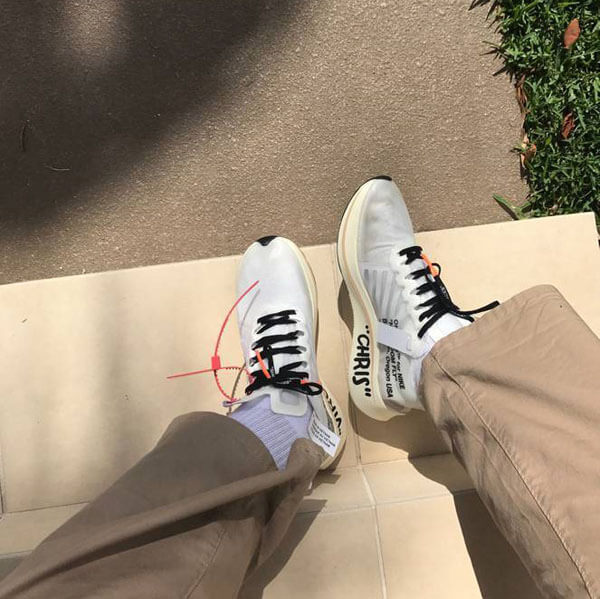 Off-White ナイキ Zoom Fly オフホワイト ナイキ ズームフライ AJ4588 100