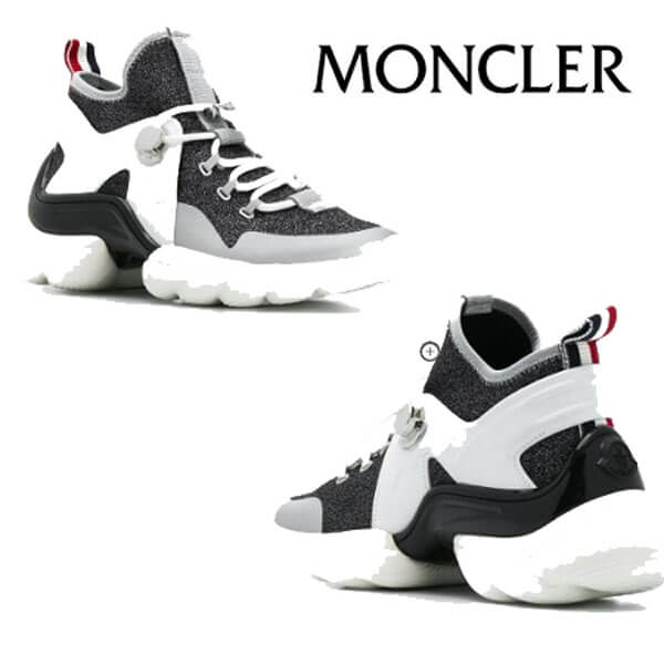 モンクレール 偽物 スニーカー 【MONCLER】Thelma パネル ハイトップ スニーカー