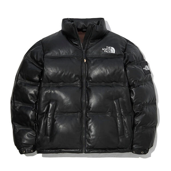 ★人気★THE NORTH FACE★LEATHER NUPTSE DOWN JACKE.T★NJ1DL56J、NJ1DL56K