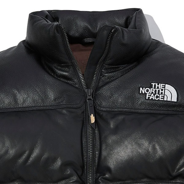 ★人気★THE NORTH FACE★LEATHER NUPTSE DOWN JACKE.T★NJ1DL56J、NJ1DL56K