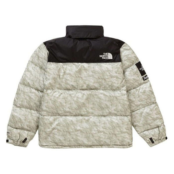 ペーパーヌプシ 偽物◆ヌプシ 700フィル 偽物◆シュプリーム The North Face Paper Print Nuptse シュプリーム コート