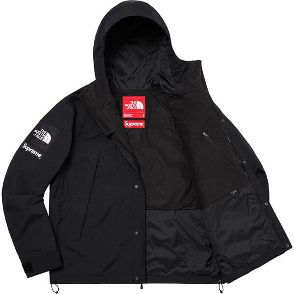 シュプリーム × The North Face 偽物 Arc Logo Mountain Parka Black