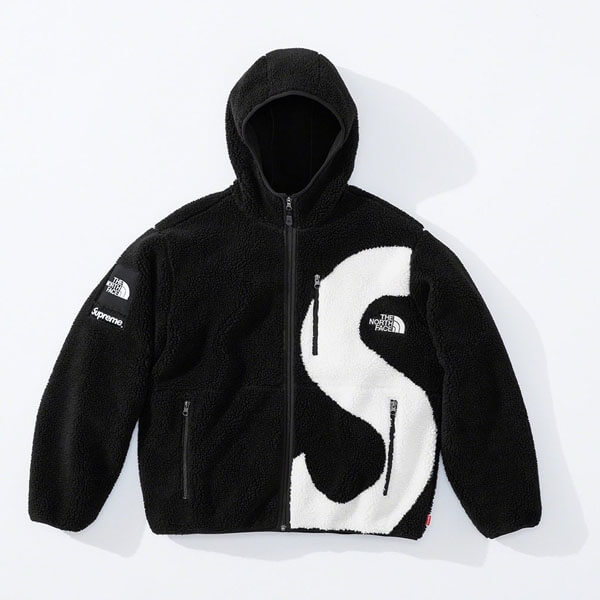 ノースフェイス フリース 偽物-FW20 シュプリーム The North Face S Logo Hooded Fleece Jacket