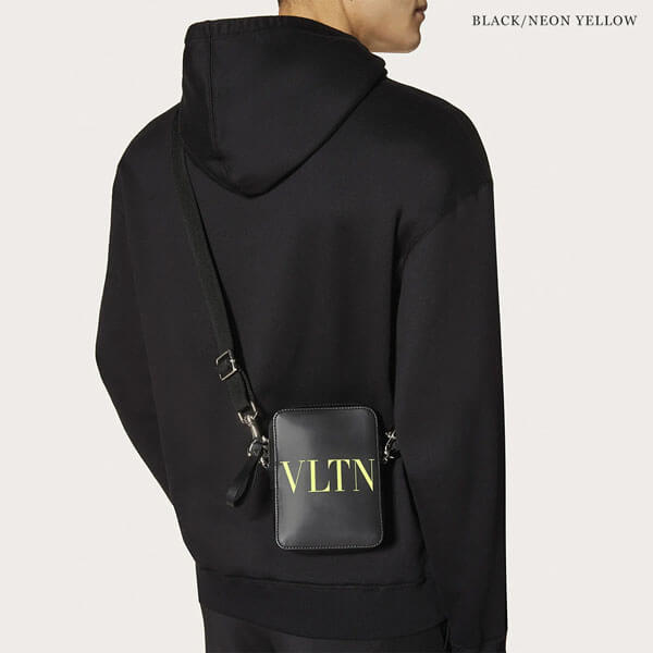 ヴァレンティノ ∞ VLTN ロゴ レザー ミニショルダーバッグ UY2B0943FQK