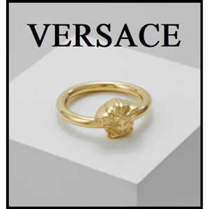 関税送料込【VERSACE】メドゥーサヘッド スタッド☆ピアス