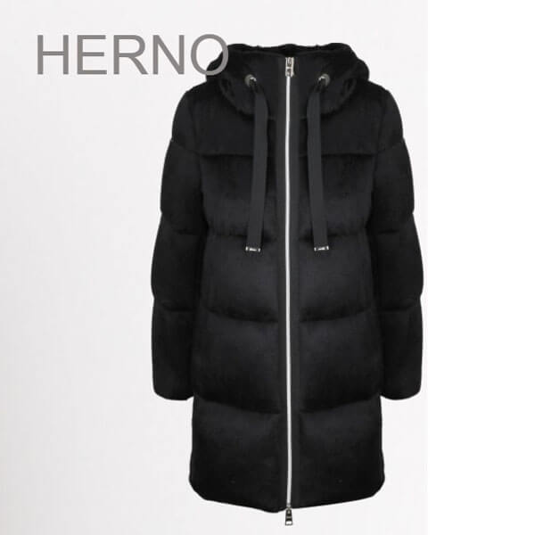 HERNO スーパーコピー ファーキルティングダウンコート PI068DR122559300