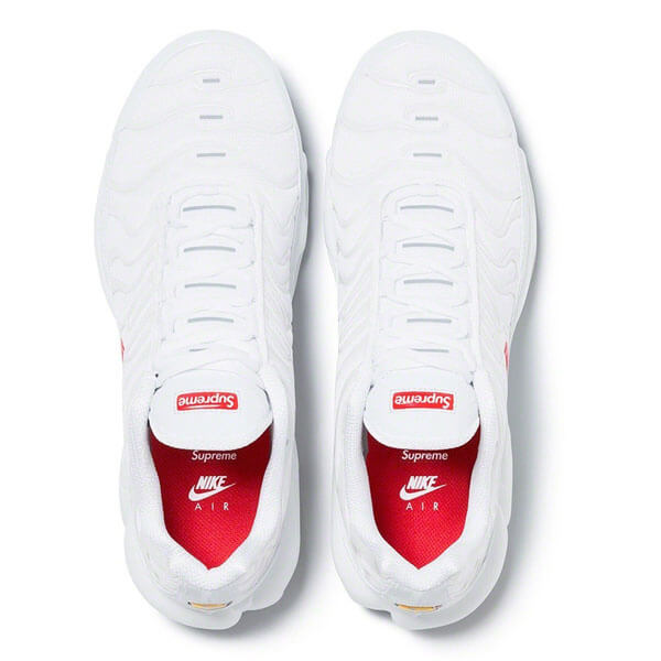 ナイキ Air Max Plus  シュプリーム 偽物 シュプリーム ナイキ エアマックス プラス Box Logo WHITE