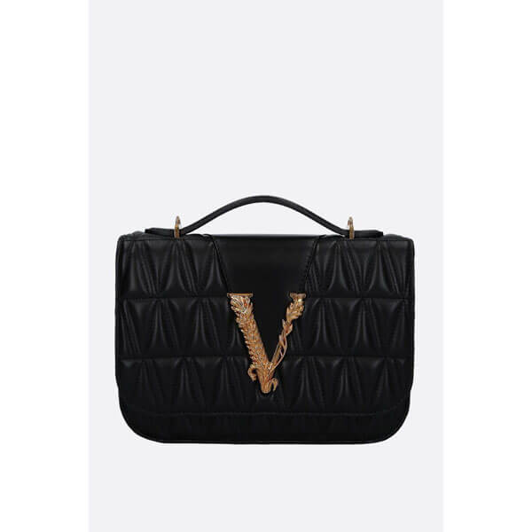 ヴェルサーチ　VIRTUS QUILTED NAPPA SHOULDER BAG