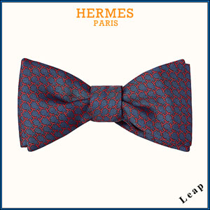 エルメス ネクタイ 偽物【エルメス】Hilario bow tie エルメス 蝶ネクタイ☆ H846177T 07