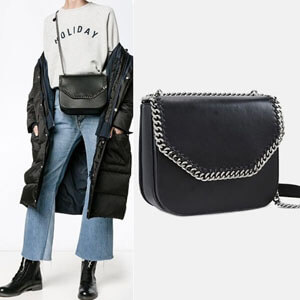 【ステラマッカートニー】Falabella Box Crossbody ブラック