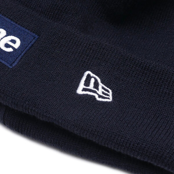 シュプリーム ニット 帽 偽物  シュプリーム ニューエラ Era Box Logo Beanie (ステッカー付き)