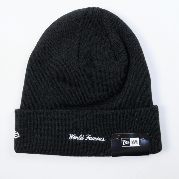 シュプリーム ニット 帽 偽物 シュプリームNEW ERA BOX LOGO BEANIE ブラッ