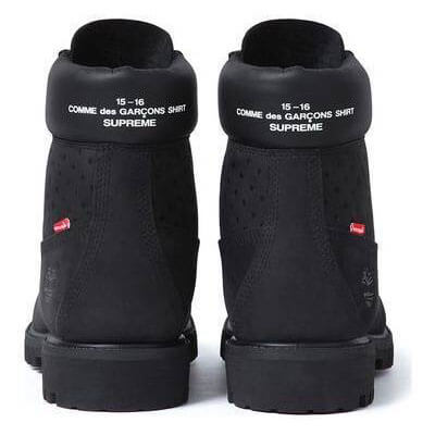 シュプリーム 靴 偽物 シュプリーム Timberland 6" Boot x Comme des Garcons Black