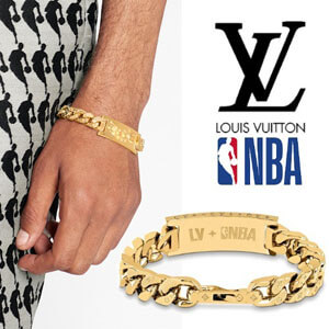 ＜コラボ＞ルイヴィトン LV x NBA コレクション ブレスレット MP2858