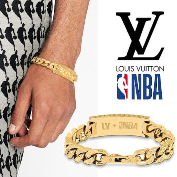 ＜コラボ＞ルイヴィトン LV x NBA コレクション ブレスレット MP2858