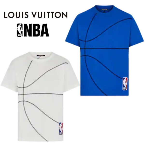 注目コラボ☆ルイヴィトン☆LV×NBA エンブロイダリーTシャツ 1A8H70