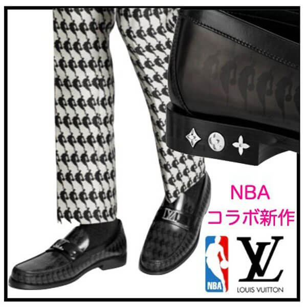 LV x NBA限定コラボ メジャー ローファー 1A8FOU