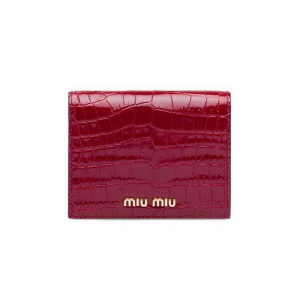 【MIU MIU】新作牛革 財布 3色