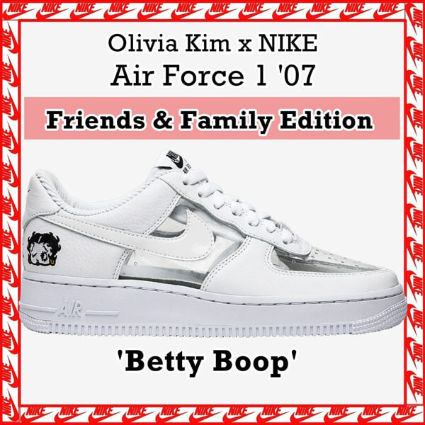 Olivia Kim x ナイキAir Force 1 Low 07 Betty Boop Wmns FF CT2276100