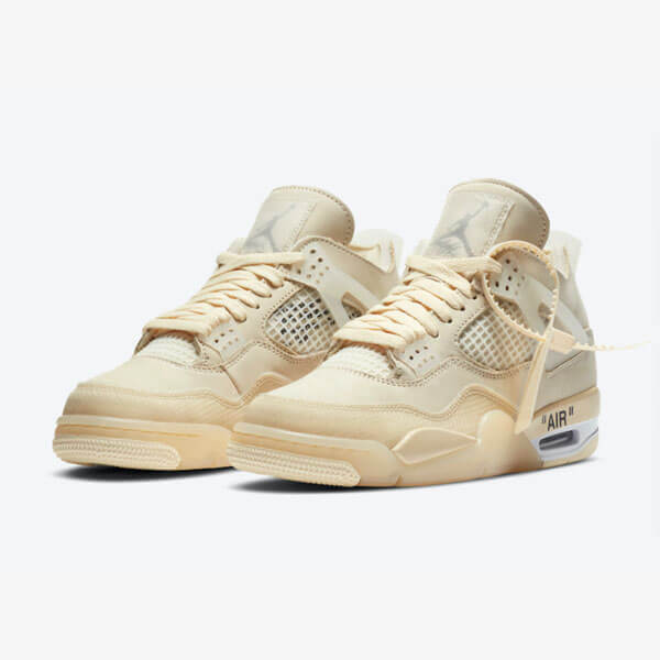 オフホワイト×ナイキOFF-WHITE×ナイキAIR JORDAN4 SP WMNS SAIL CV9388-100