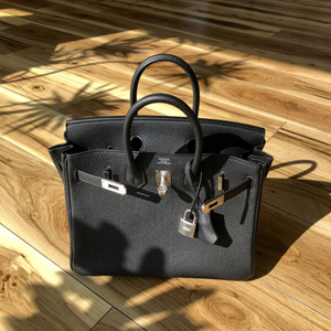 ♪即発エルメス Birkin25 偽物 ブラック SV金具 Y刻 トゴ バッグ 世界中で大人気