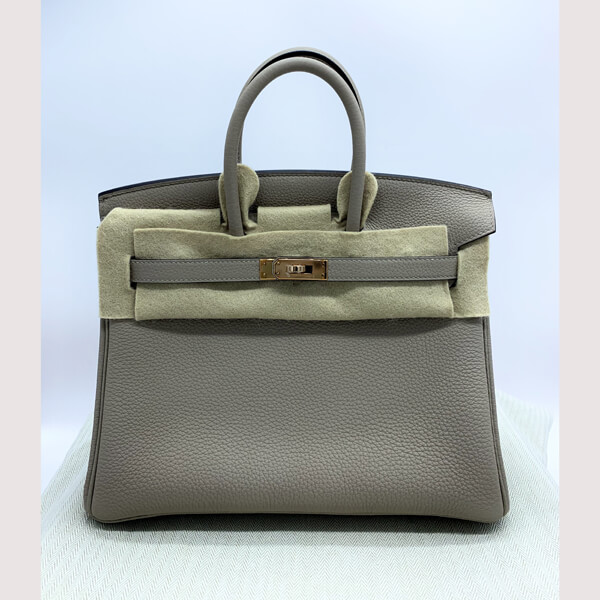 エルメス BIRKIN バーキン 25 GRIS TOURTERELLEトートバッグ