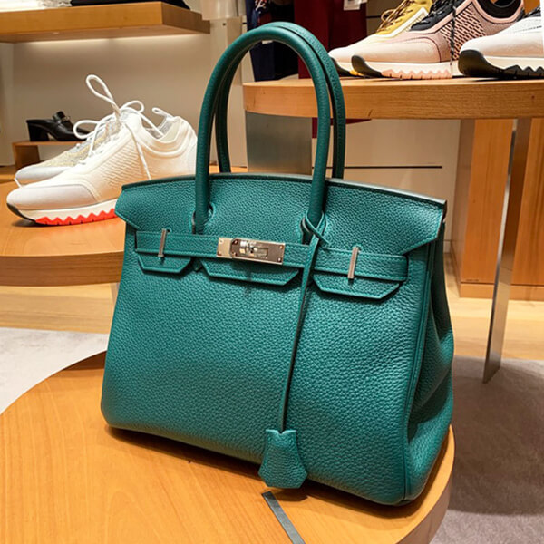 エルメス 超入手困難 Birkin バーキン30 Togo 上品 マラカイト