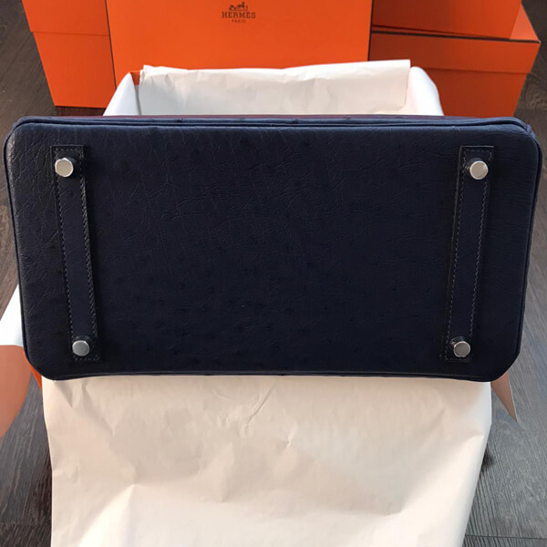 エルメス★(入手不可能.顧客のみの特権)Birkinオーストリッチ30cm ハンドバッグ