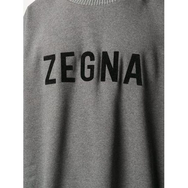 FEAR OF GOD x ZEGNA | GREY OVERSIZED SWEATSHIRT トレーナー 偽物 スウェット