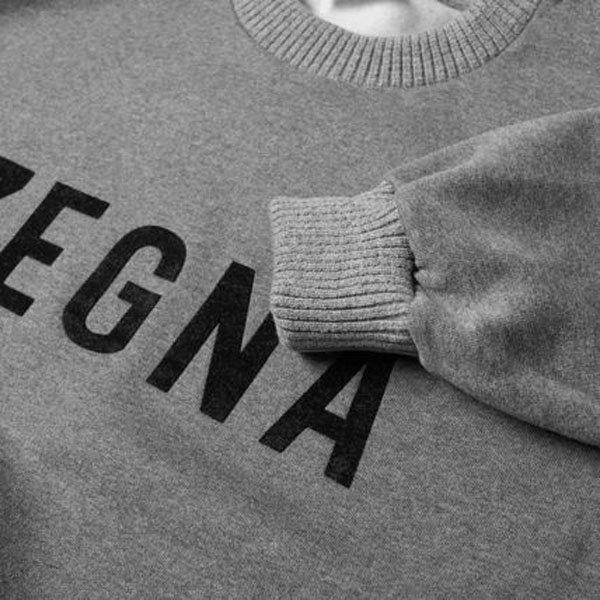 FEAR OF GOD x ZEGNA | GREY OVERSIZED SWEATSHIRT トレーナー 偽物 スウェット