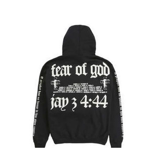 2022SS 新作 Maxfield限定 fear of god JAY-Z 『4:44』パーカー 偽物