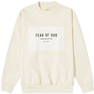 【完売必須】FEAR OF GOD ロゴクルースウェット トレーナー スーパーコピー