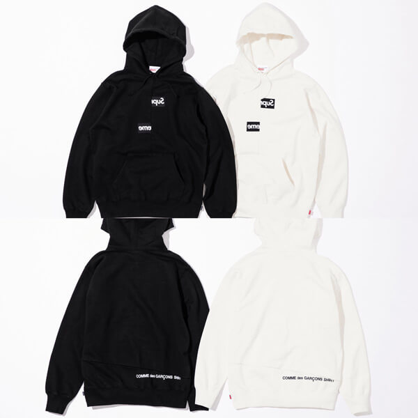 シュプリーム× コムデギャルソン - BOX LOGO シュプリーム ボックスロゴ パーカー