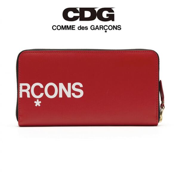 COMME des GARCONS Wallet Huge Logo コムデギャルソン 長財布