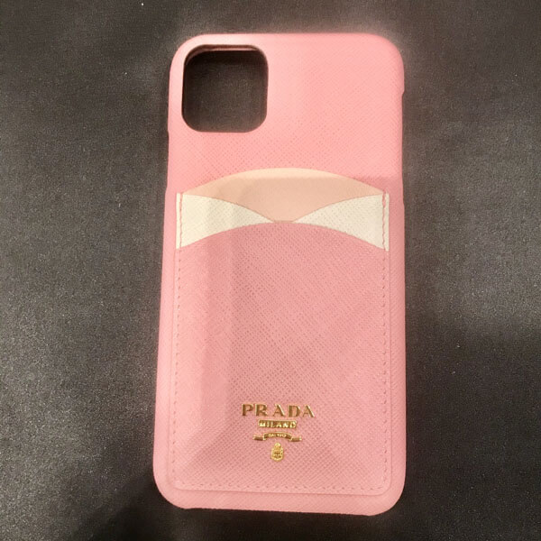 送料込【PRADA】NEW♪カード収納付き♪iPhone11 Pro MAXケース 1ZH125