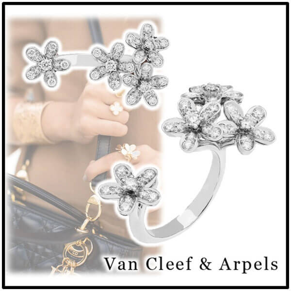 即日対応☆VanCleef&Arpels ソクラテス アントレ レ ドア リング VCARB14500