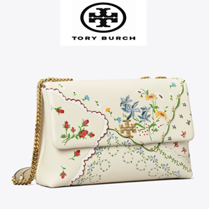 トリーバーチ KIRA MIXED-FLORAL CONVERTIBLE SHOULDER BAG